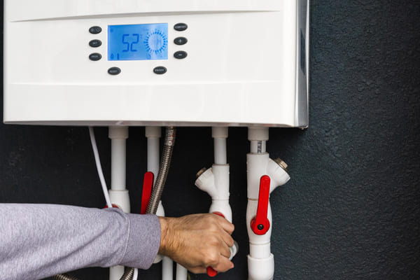 Los calentadores atmosféricos a gas operan utilizando el principio de convección natural. El agua fría entra en el calentador y se calienta a medida que circula a través de una cámara de combustión.